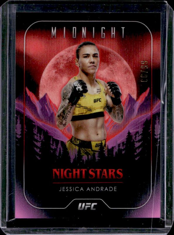 2024 Topps Midnight UFC #NS-10 Night Stars - Twilight /99