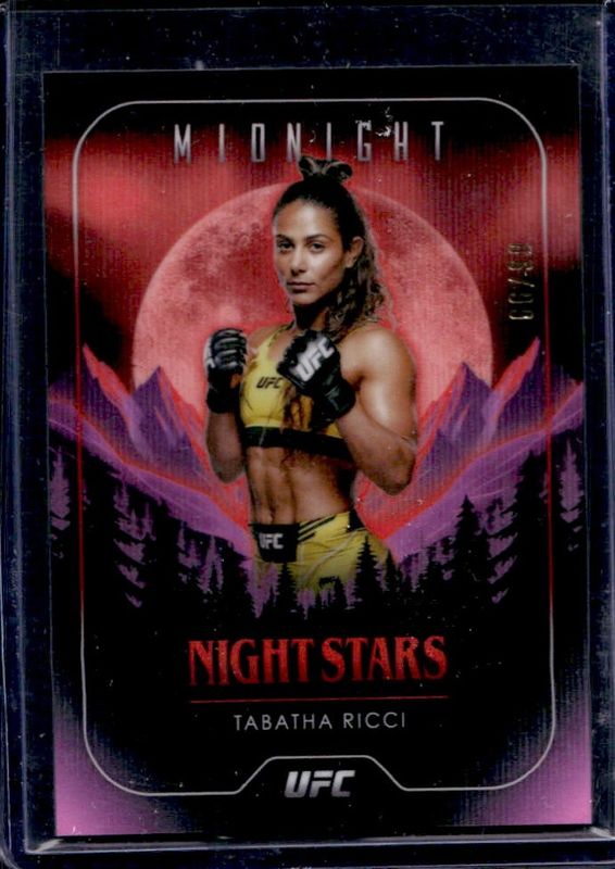 2024 Topps Midnight UFC #NS-13 Night Stars - Twilight /99