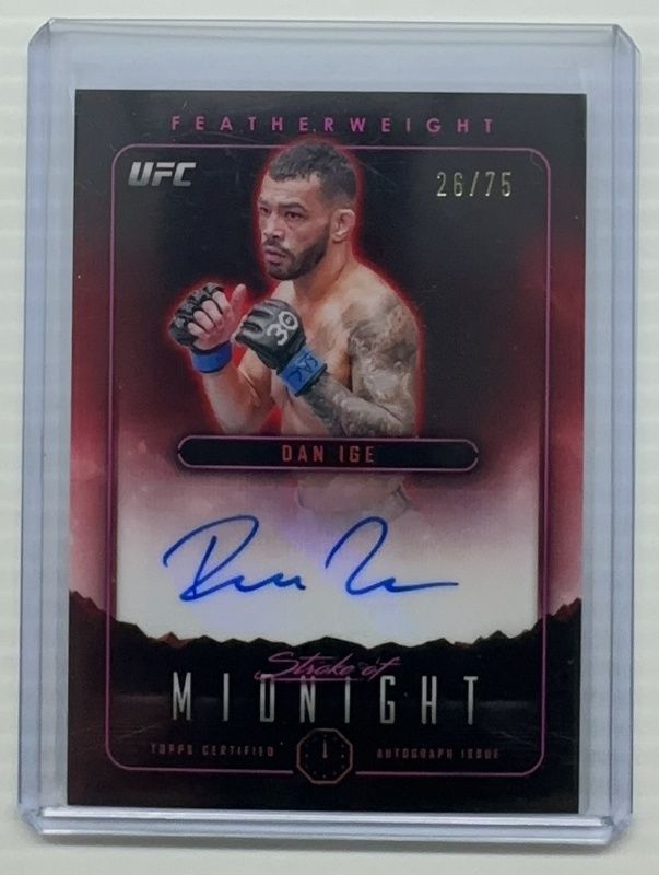 2024 Topps Midnight UFC #SMA-DIE Stroke of Midnight Autographs