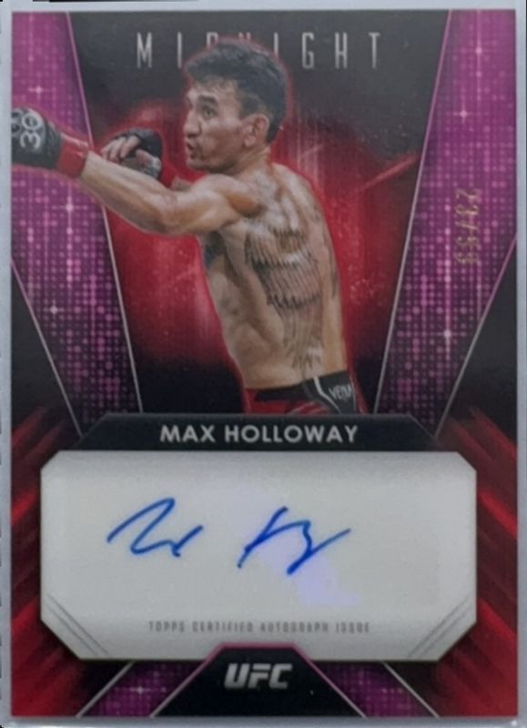 2024 Topps Midnight UFC #GG-MHY Glimmer Graphs - Twilight /99