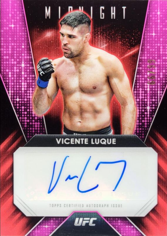 2024 Topps Midnight UFC #GG-VLE Glimmer Graphs - Twilight /99