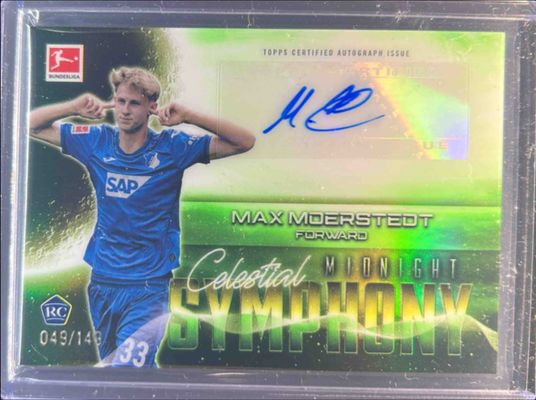 2024 Topps Bundesliga Midnight #CS-MM Celestial Symphony Autographs - Morning /149