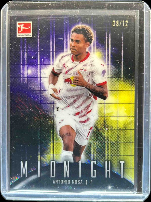 2024-25 TOPPS CHROME Bundesliga Antonio Nusa Auto Autograph Gold /50 RB Leipzig EUR 15,00 - DE