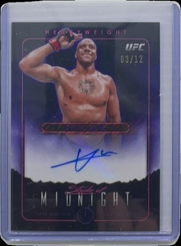 2024 Topps Midnight UFC #SMA-CGE Stroke of Midnight Autographs - Midnight /12