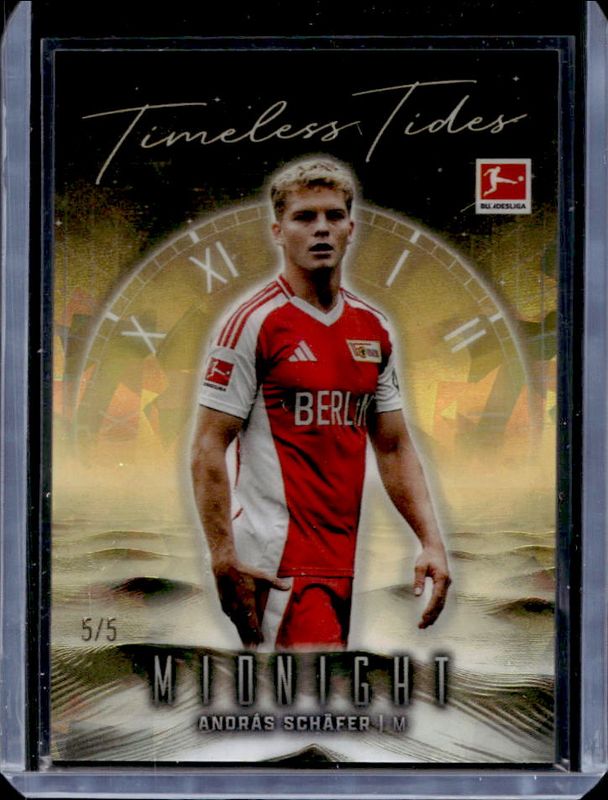 2024 Topps Bundesliga Midnight #TT-3 Timeless Tides - Daybreak /5