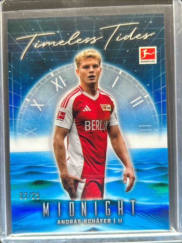 2024 Topps Bundesliga Midnight #TT-3 Timeless Tides - Moonrise /25