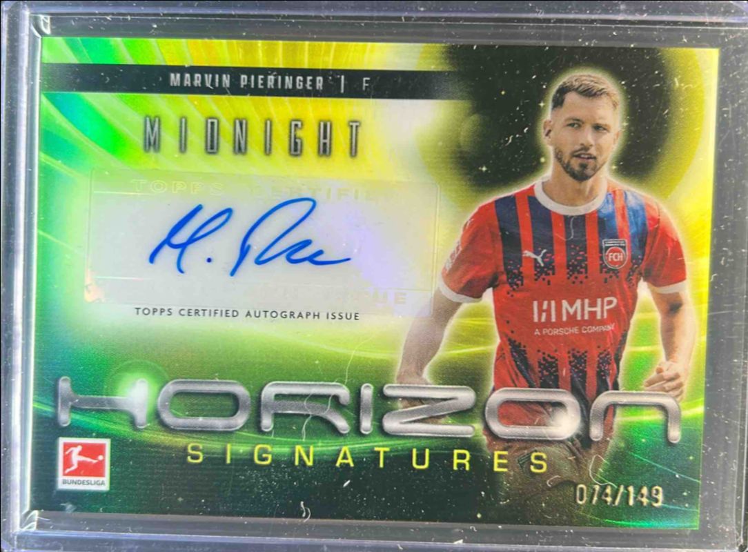 2024 Topps Bundesliga Midnight #HS-MP Horizon Signatures - Morning /149