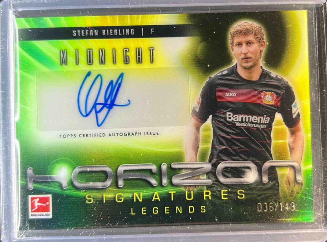 2024 Topps Bundesliga Midnight #HS-SK Horizon Signatures - Morning /149