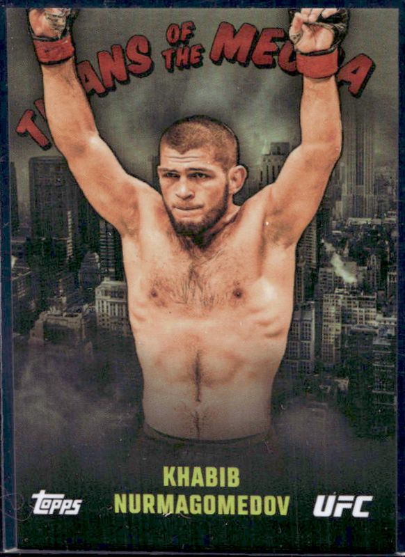 Khabib Nurmagomedov 2024 Topps NYC UFC #TM-1 Titans of the Mecca RAW
