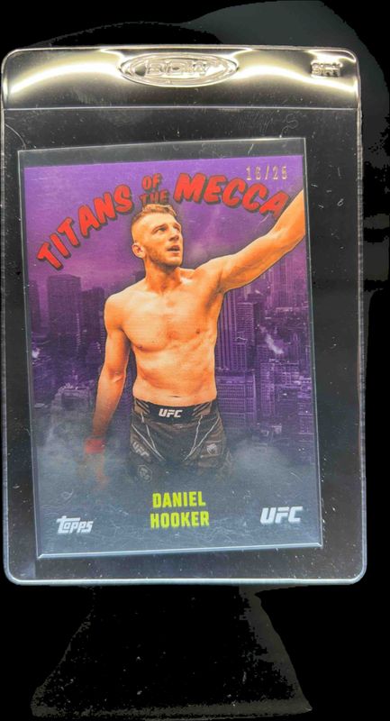 Daniel Hooker 2024 Topps NYC UFC #TM-9 Titans of the Mecca - Purple /25 RAW