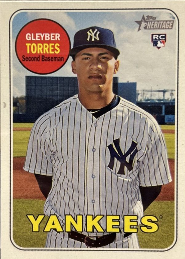 Gleyber Torres 2018 Topps Heritage #603 Base Price Guide - Sports