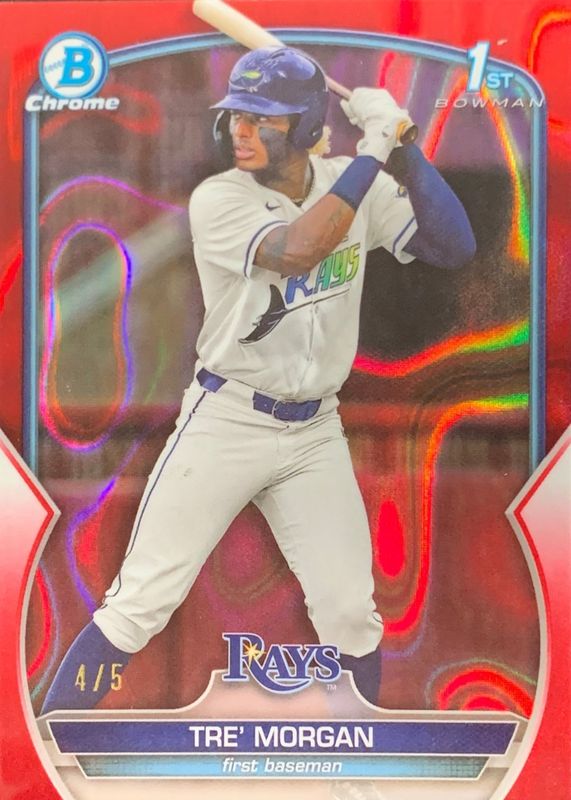 2023 Bowman Draft #BDC-199 Chrome - Red Lava Refractor /5 (1st)