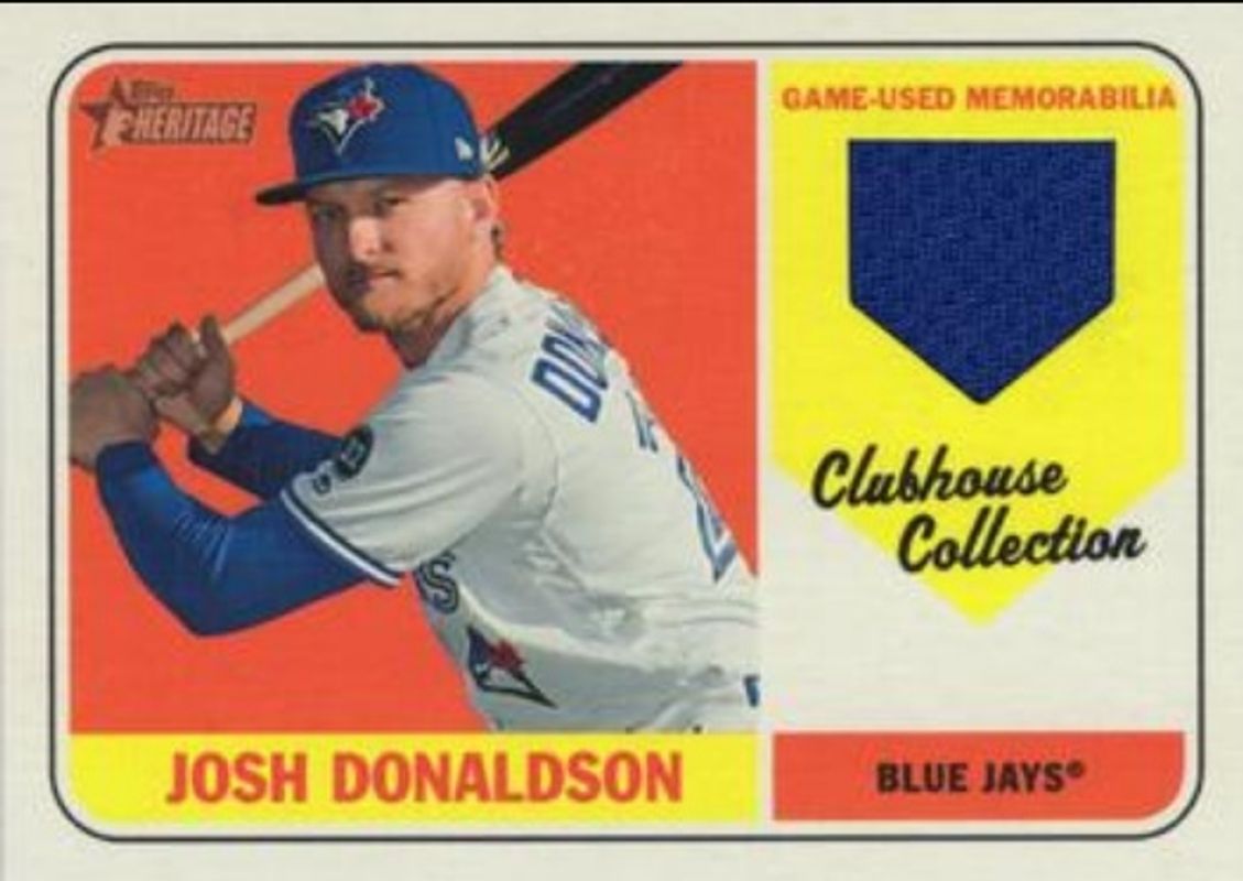 2018 Topps Heritage #CCR-JDO Clubhouse Collection Relics High Number