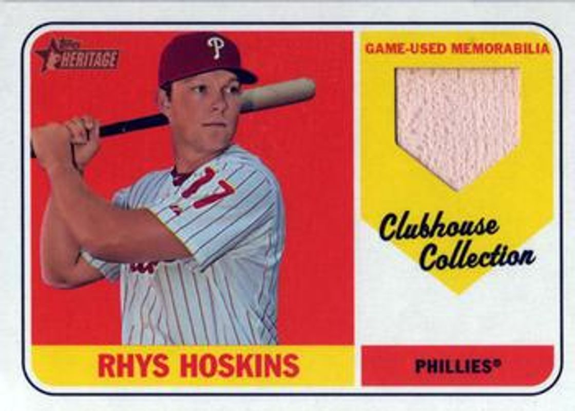 2018 Topps Heritage #CCR-RH Clubhouse Collection Relics High Number