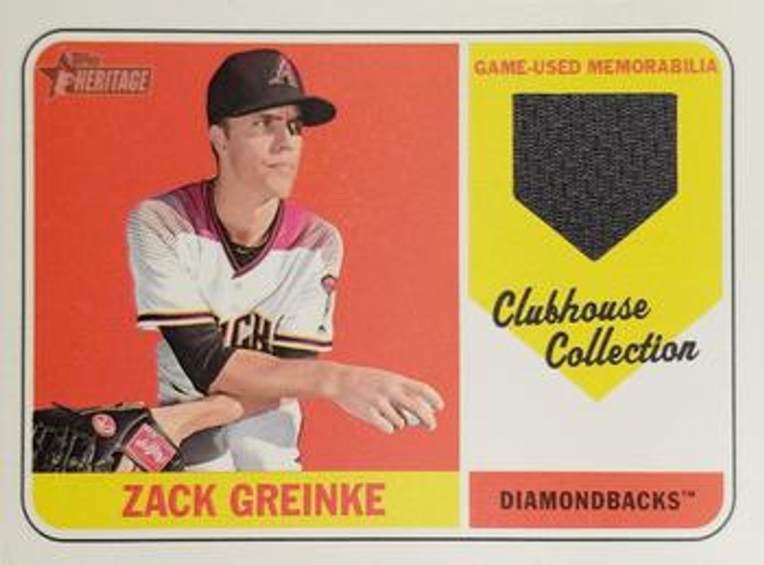 2018 Topps Heritage #CCR-ZG Clubhouse Collection Relics