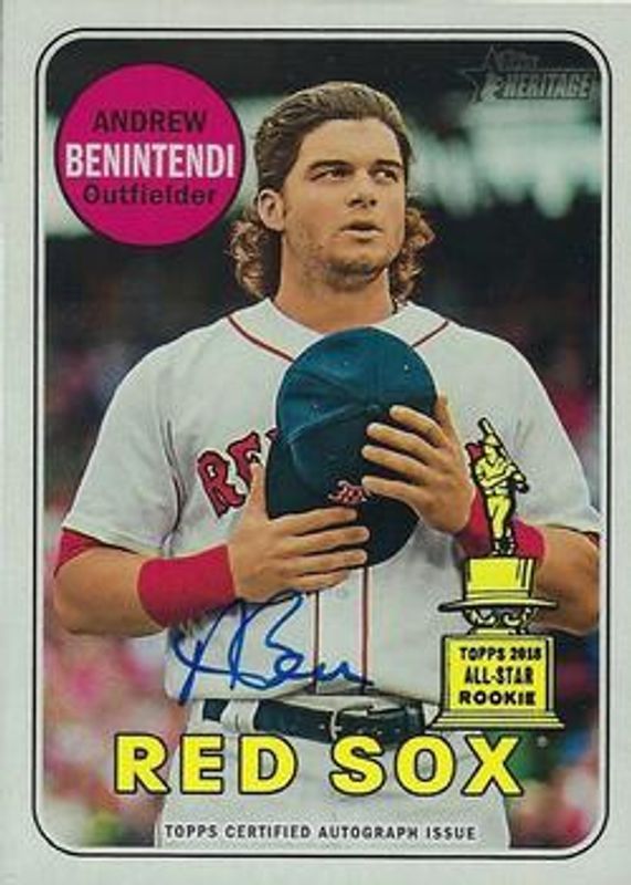 2018 Topps Heritage #ROA-ABE Real One Autographs High Number