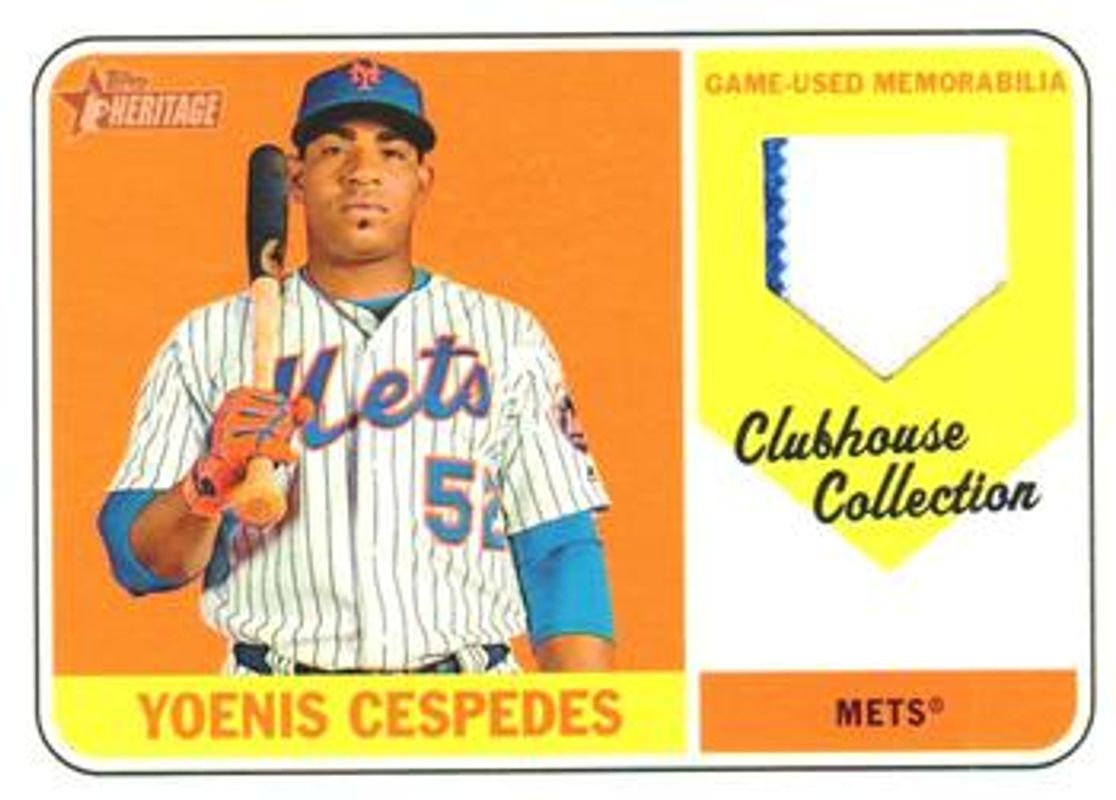 2018 Topps Heritage #CCR-YC Clubhouse Collection Relics