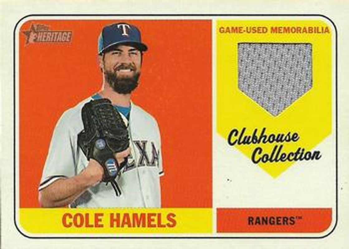 2018 Topps Heritage #CCR-CH Clubhouse Collection Relics