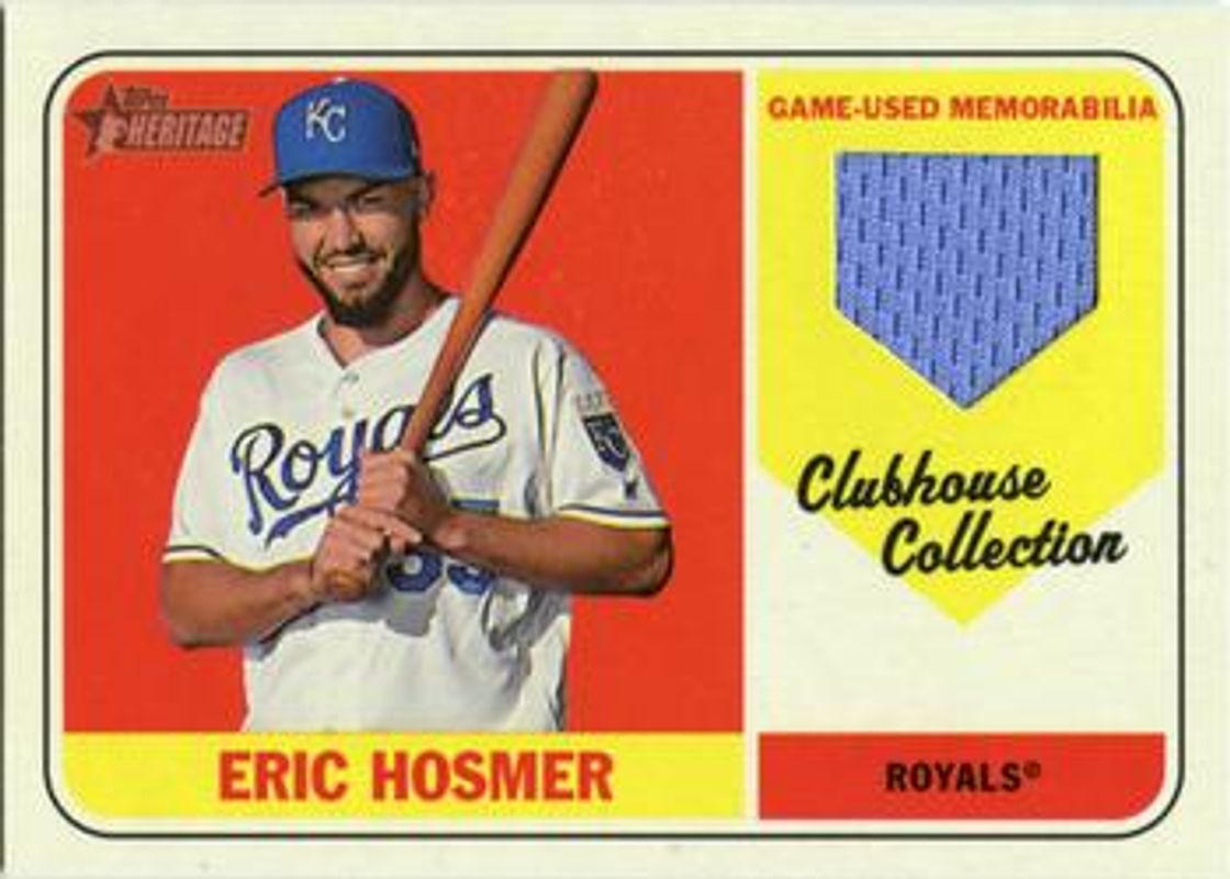 2018 Topps Heritage #CCR-EH Clubhouse Collection Relics