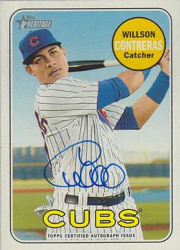 2018 Topps Heritage #ROA-WC Real One Autographs High Number