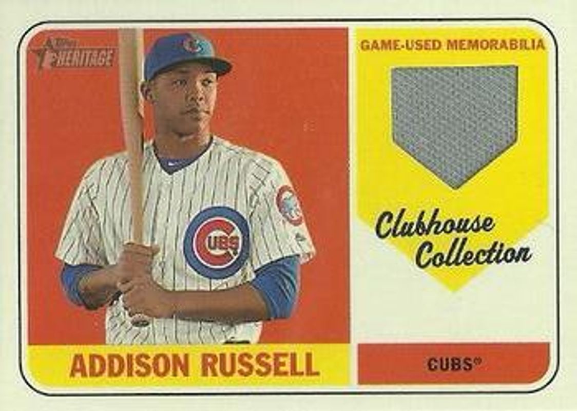 2018 Topps Heritage #CCR-ARU Clubhouse Collection Relics
