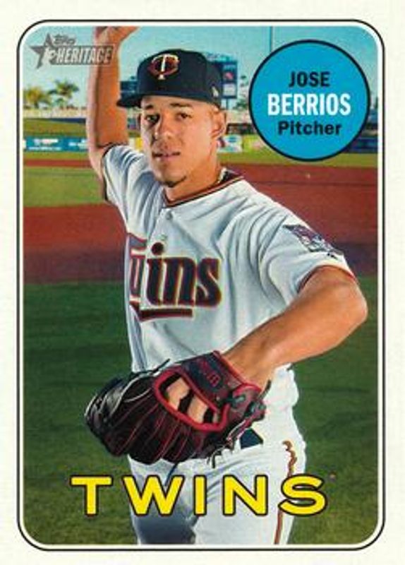 2018 Topps Heritage #290 Magenta Backs