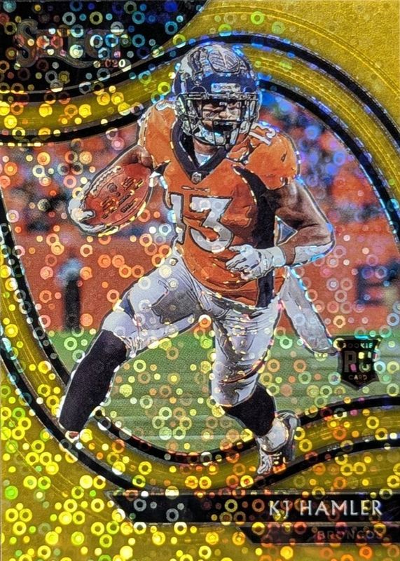 KJ Hamler 2020 Select #367 Field Level Gold Disco /10 Rookie RAW