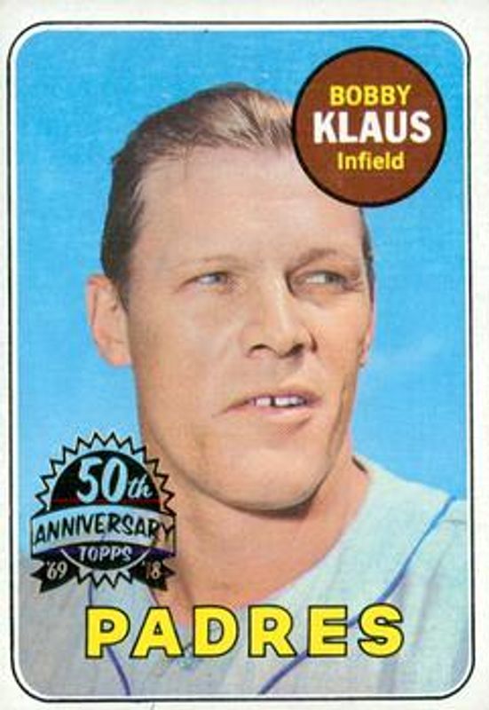 2018 Topps Heritage #387 50th Anniversary Buybacks