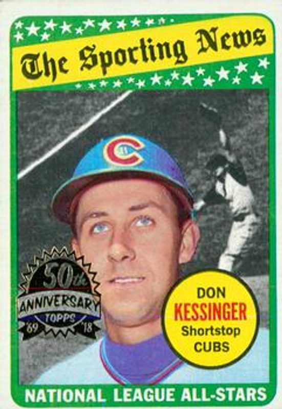 2018 Topps Heritage #422 50th Anniversary Buybacks