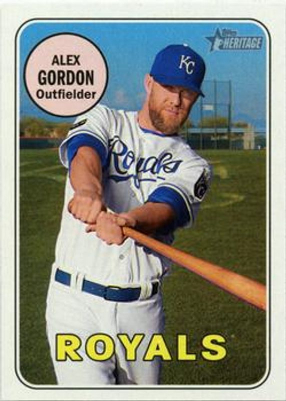 2018 Topps Heritage #386 Magenta Backs