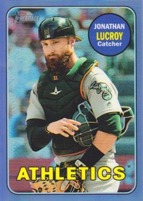 2018 Topps Heritage #THC-517 Chrome - Purple Hot Box Refractor