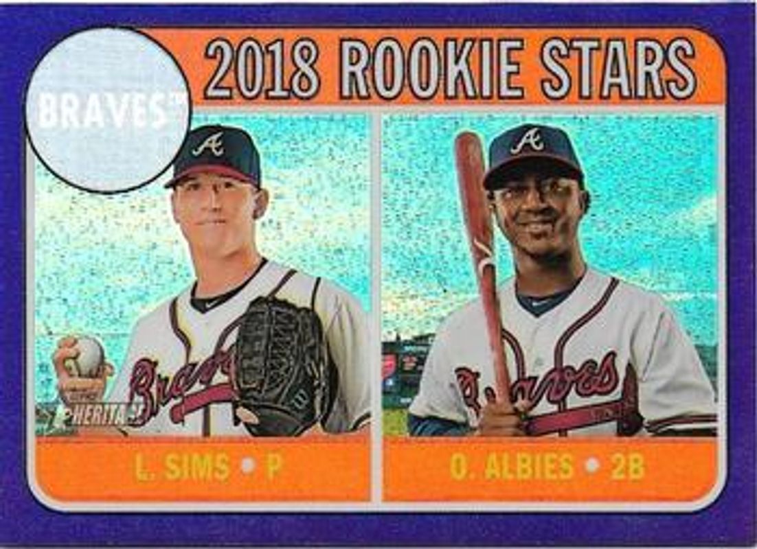 2018 Topps Heritage #THC-331 Chrome - Purple Hot Box Refractor