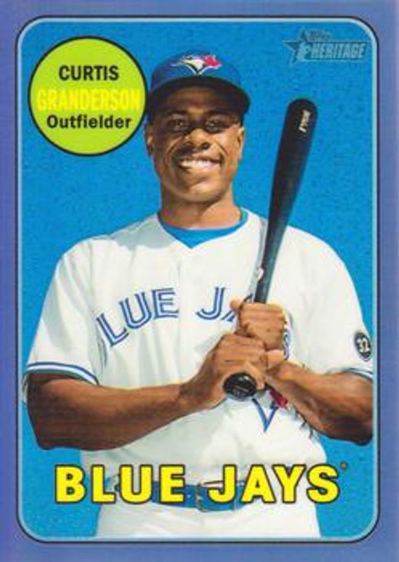 2018 Topps Heritage #THC-719 Chrome - Purple Hot Box Refractor