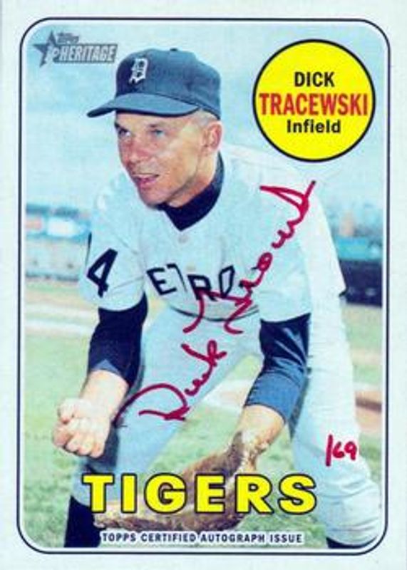 2018 Topps Heritage #ROA-DT Real One Autographs - Red Ink /69