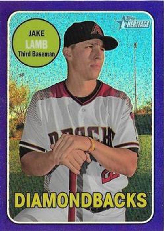 2018 Topps Heritage #THC-384 Chrome - Purple Hot Box Refractor