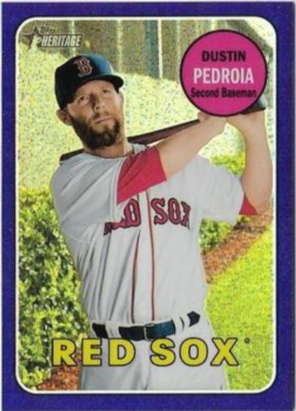 2018 Topps Heritage #THC-349 Chrome - Purple Hot Box Refractor