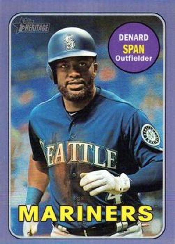 2018 Topps Heritage #THC-618 Chrome - Purple Hot Box Refractor