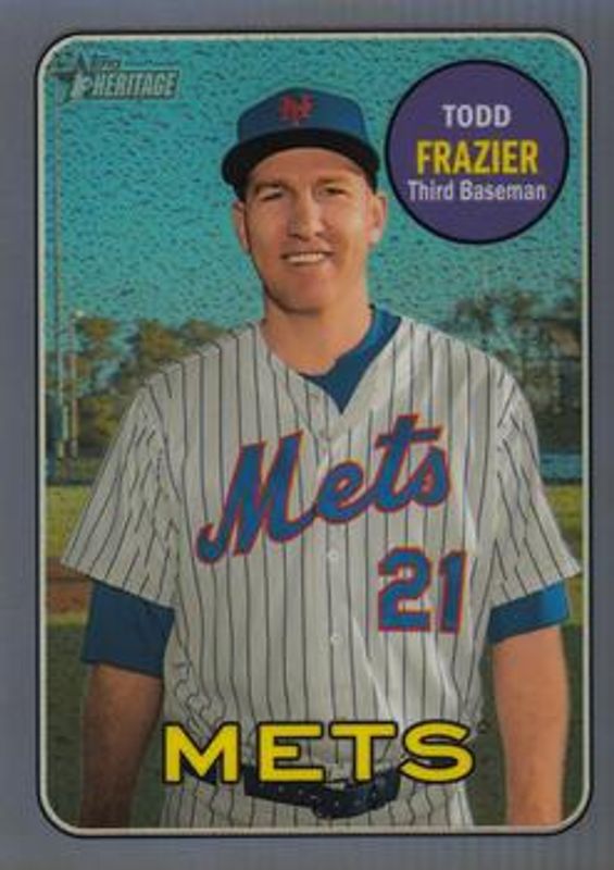 2018 Topps Heritage #THC-718 Chrome - Purple Hot Box Refractor