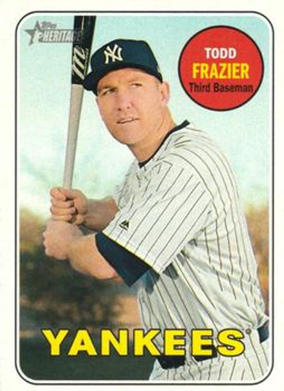 2018 Topps Heritage #413 Magenta Backs