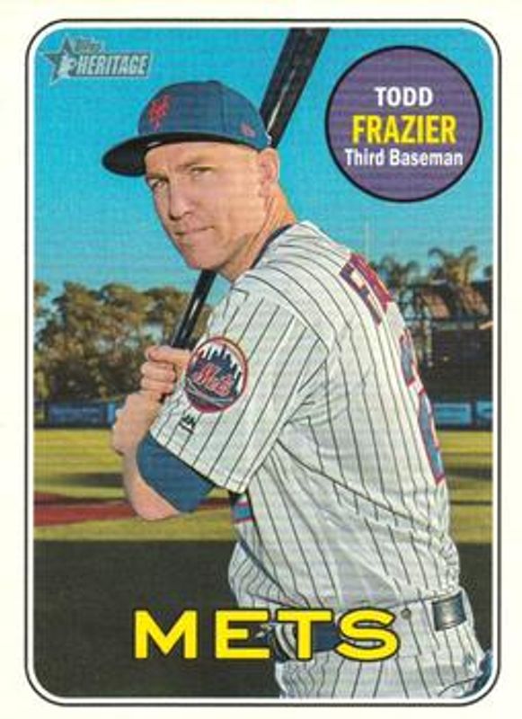 2018 Topps Heritage #718 Magenta Backs