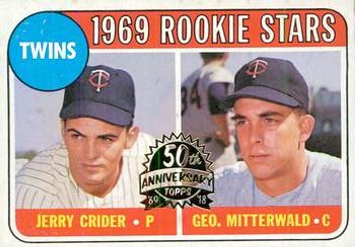 2018 Topps Heritage #491 50th Anniversary Buybacks