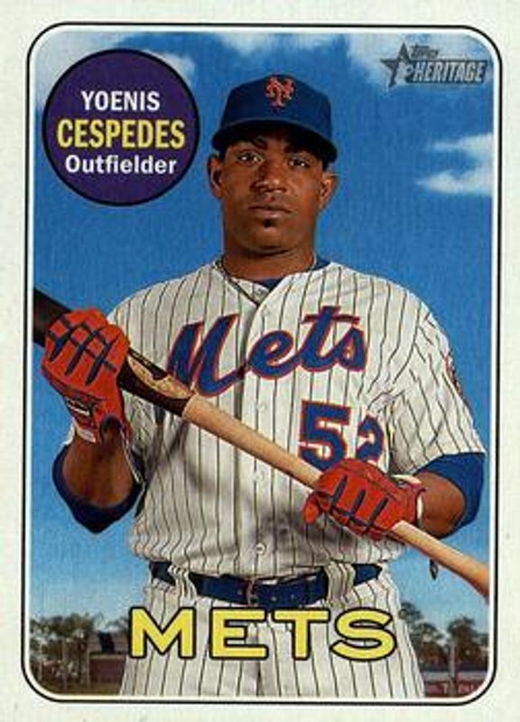 2018 Topps Heritage #221 Magenta Backs