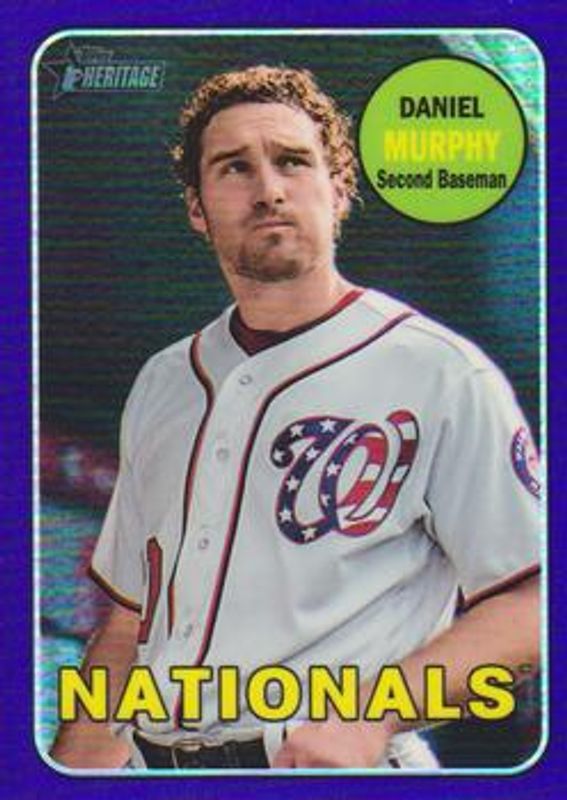 2018 Topps Heritage #THC-326 Chrome - Purple Hot Box Refractor