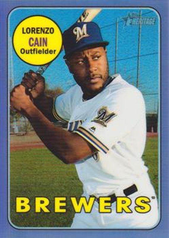 2018 Topps Heritage #THC-706 Chrome - Purple Hot Box Refractor