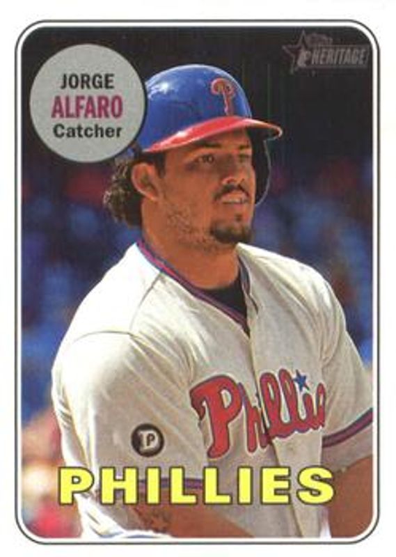 Jorge Alfaro 2018 Topps Heritage #352 Base RAW