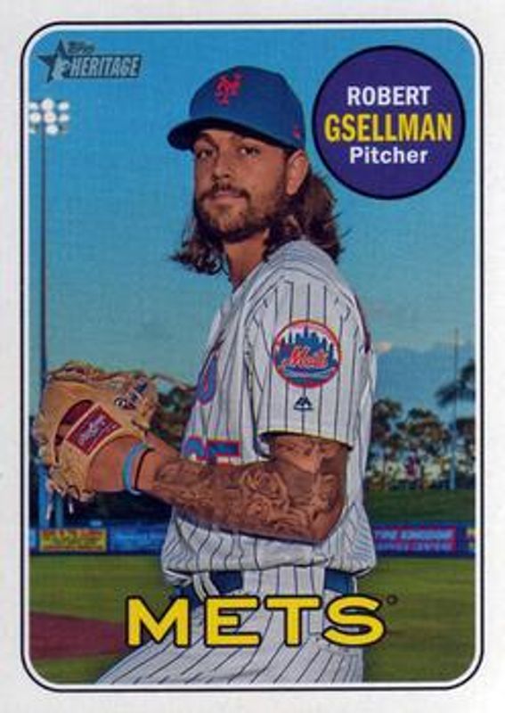 Robert Gsellman 2018 Topps Heritage #631 Base RAW