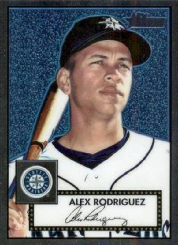 Alex Rodriguez 2001 Topps Heritage #CP32 Chrome /552 RAW