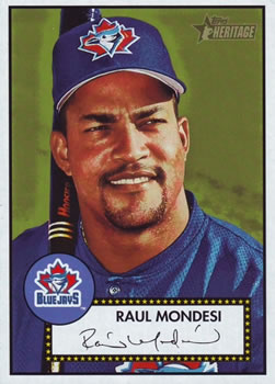 Raul Mondesi 2001 Topps Heritage #60a Base Price Guide - Sports