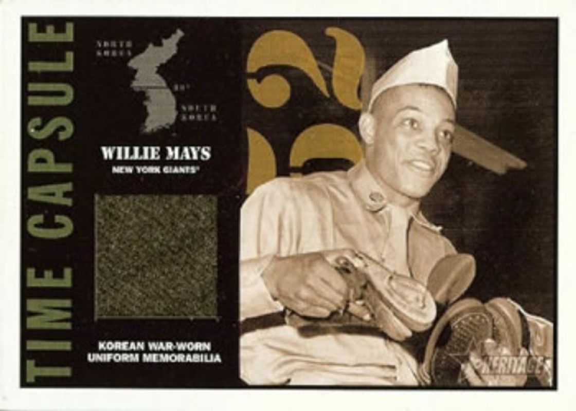 Willie Mays 2001 Topps Heritage #THTC-WM Time Capsule /52 RAW