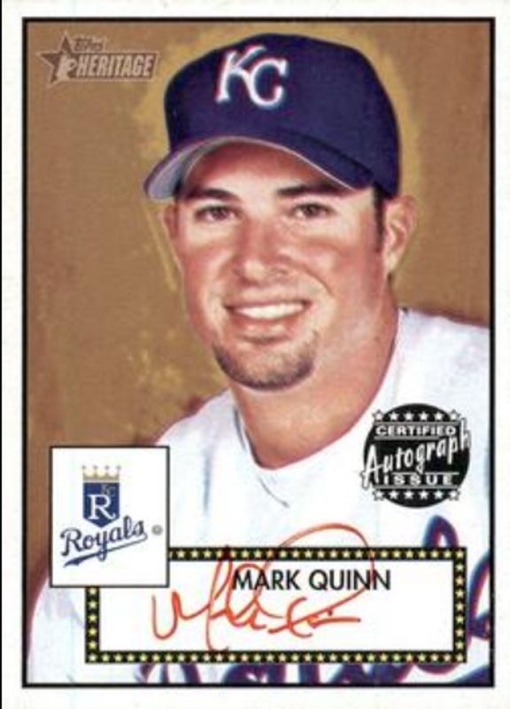 2001 Topps Heritage #THA-MQ Real One Autographs - Red Ink /52